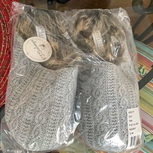 Heather Grey slippers s/m